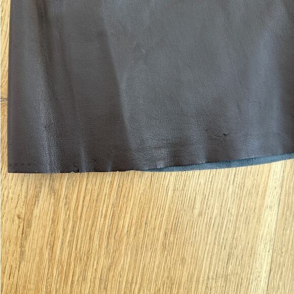 I.AM.GIA Flare Pants Faux Leather Size S Dark Brown - Picture 6 of 7